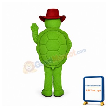 Tommy Turtle Hat Mascot Costume