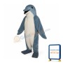 Light Blue Dolphin Mascot Costume