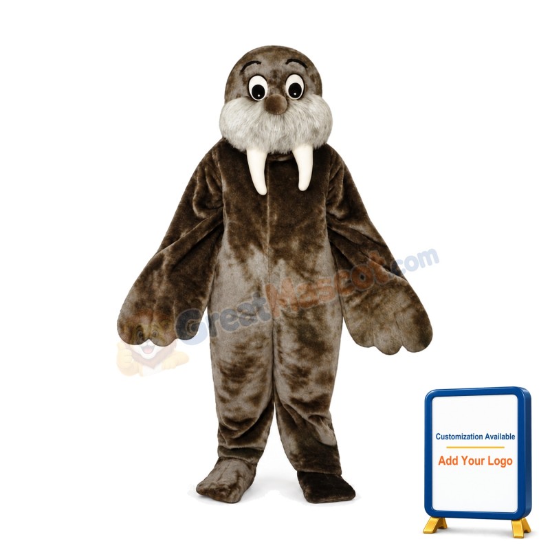 Wally Walrus Mascot Costume