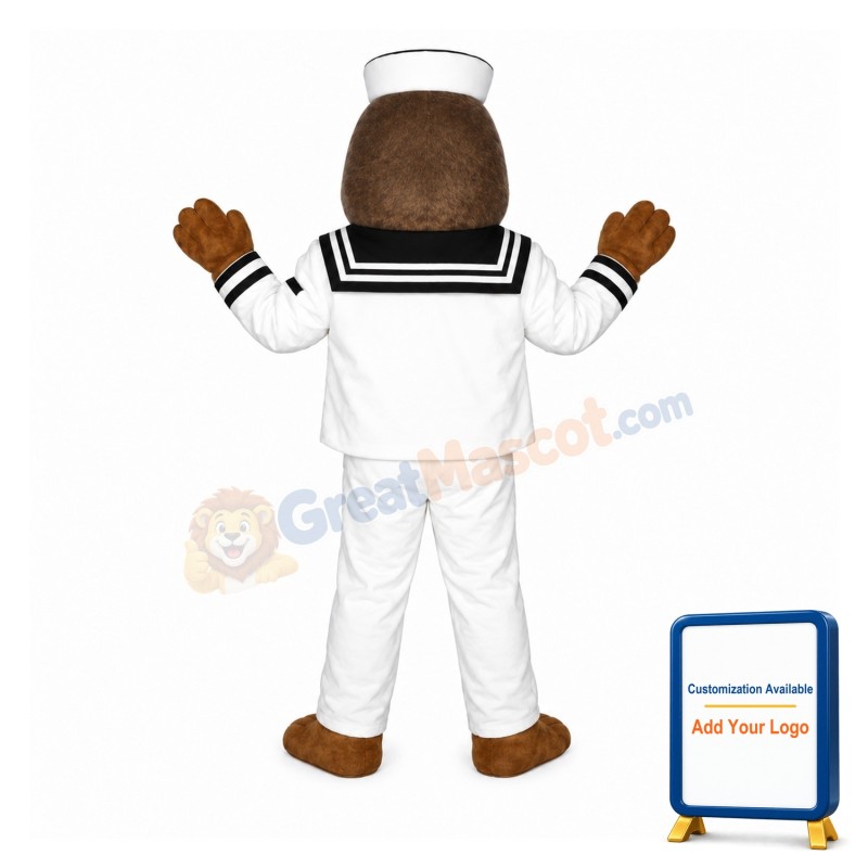 Sailing Otter Mascot Costume