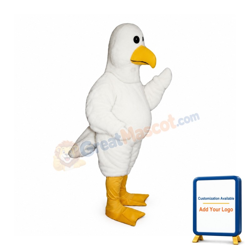 Sammy Seagull Mascot Costume