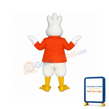 Cockatoo Jacket Bowtie Mascot Costume