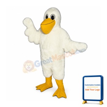 Cartoon Pelican Mascot Costume