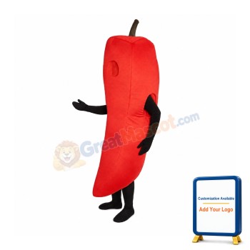 Chili Pepper Mascot Costume