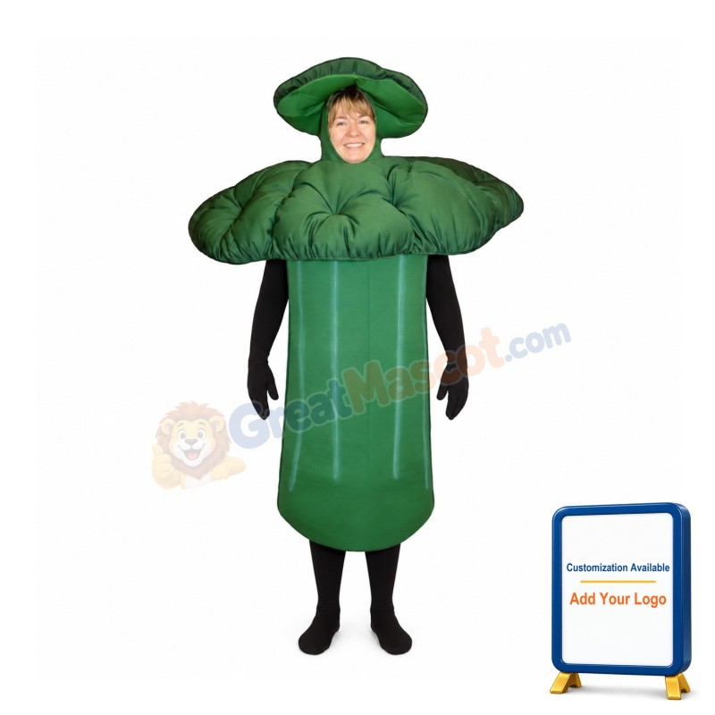 Broccoli Mascot Costume