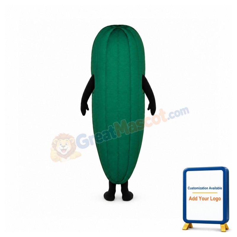Cucumber Mascot Costume