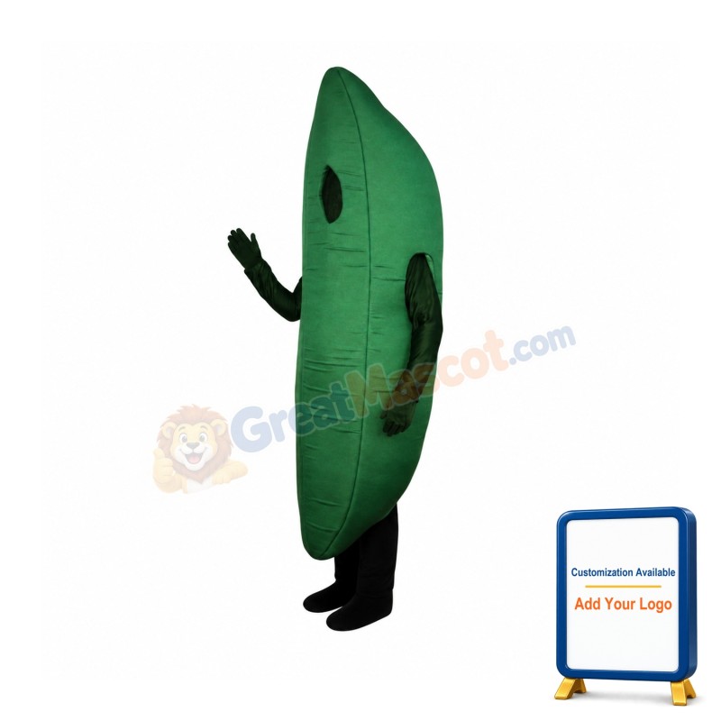 Green Bean Mascot Costume