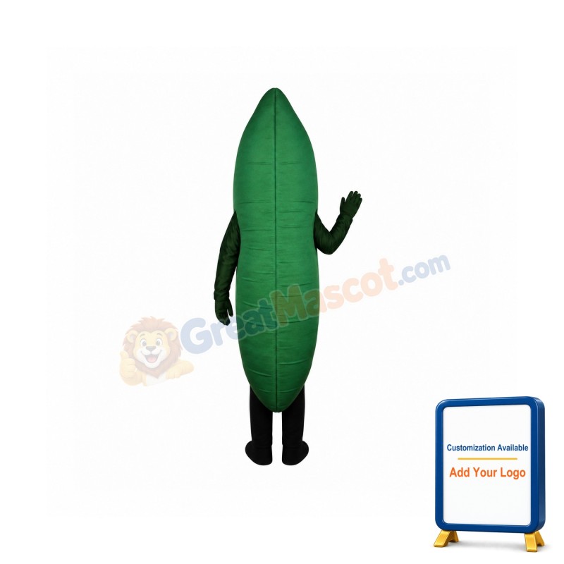 Green Bean Mascot Costume