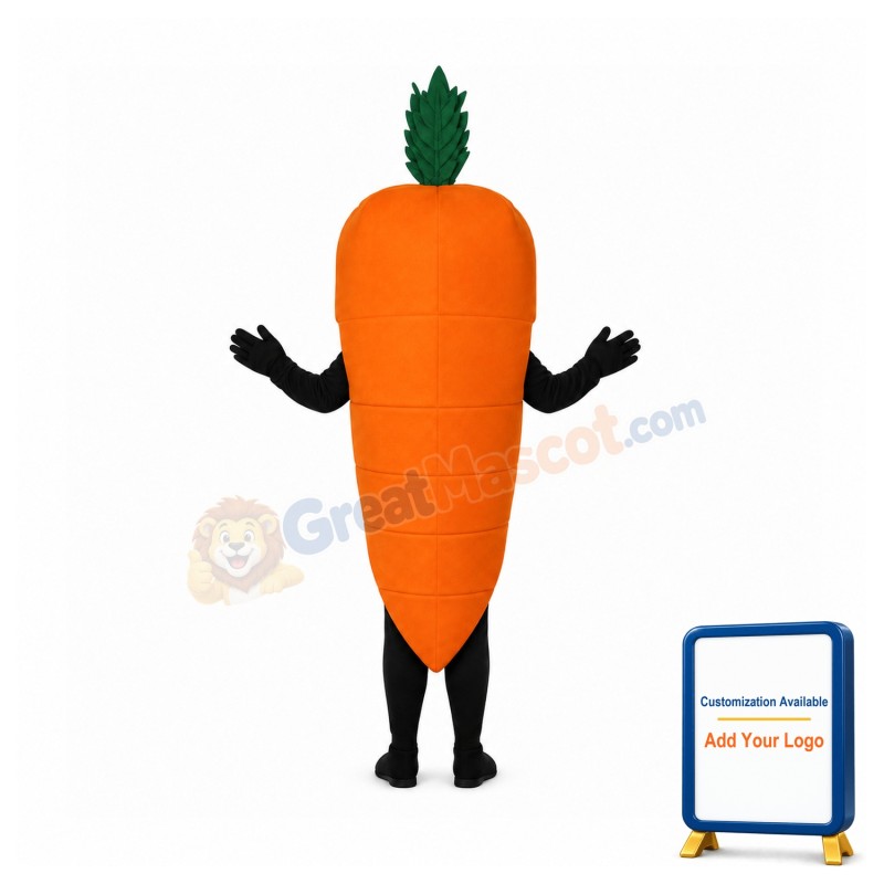 Bug Eyed Carrot Mascot Costume
