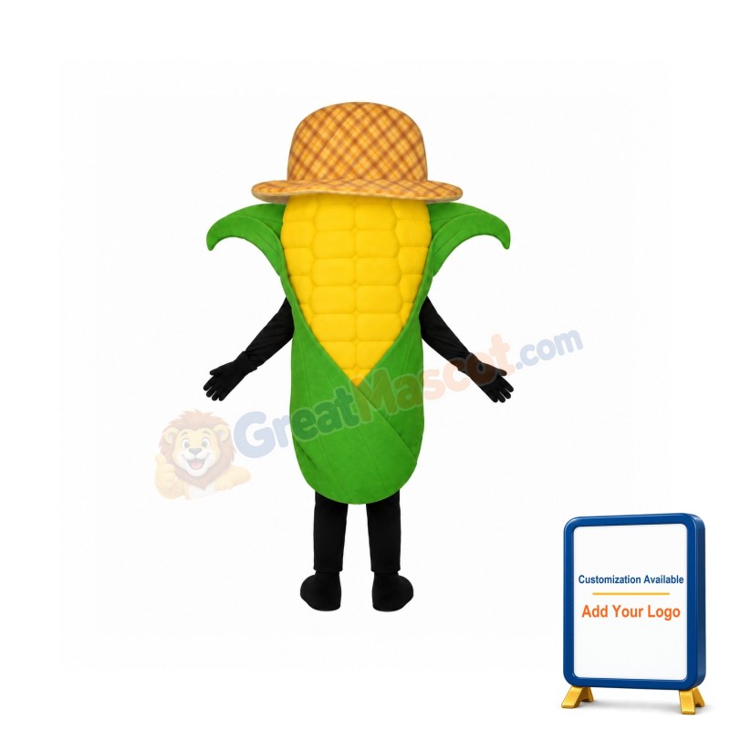 Crazy Corn Mascot Costume
