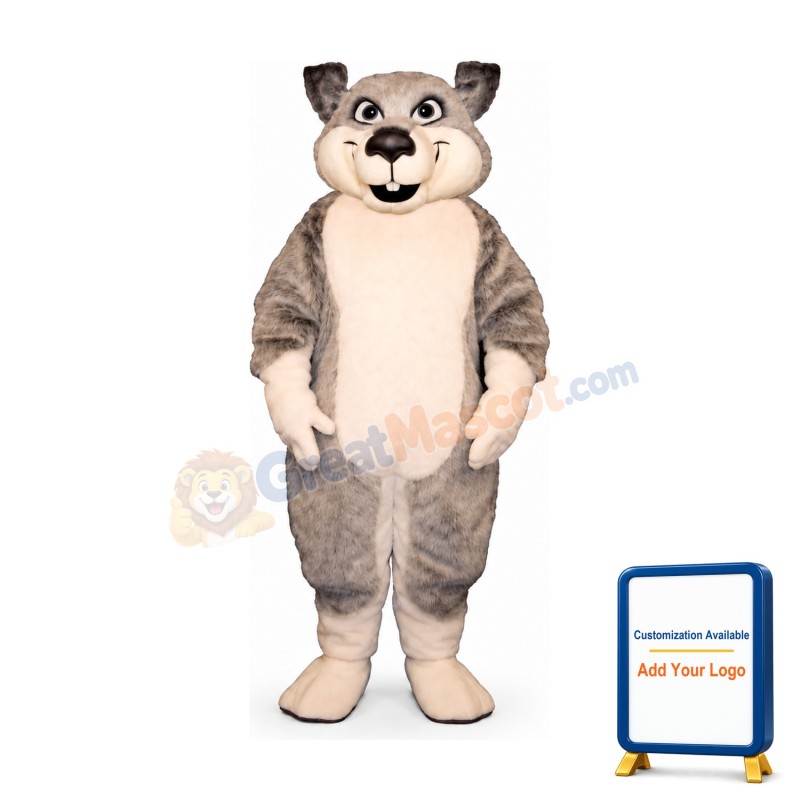 Charley Wolf Mascot Costume