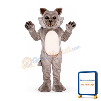 Timber Wolf Mascot Costume