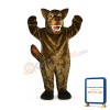Mean Wolf Mascot Costume