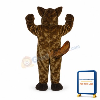 Mean Wolf Mascot Costume