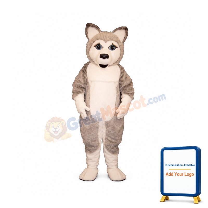Girl Wolf Mascot Costume