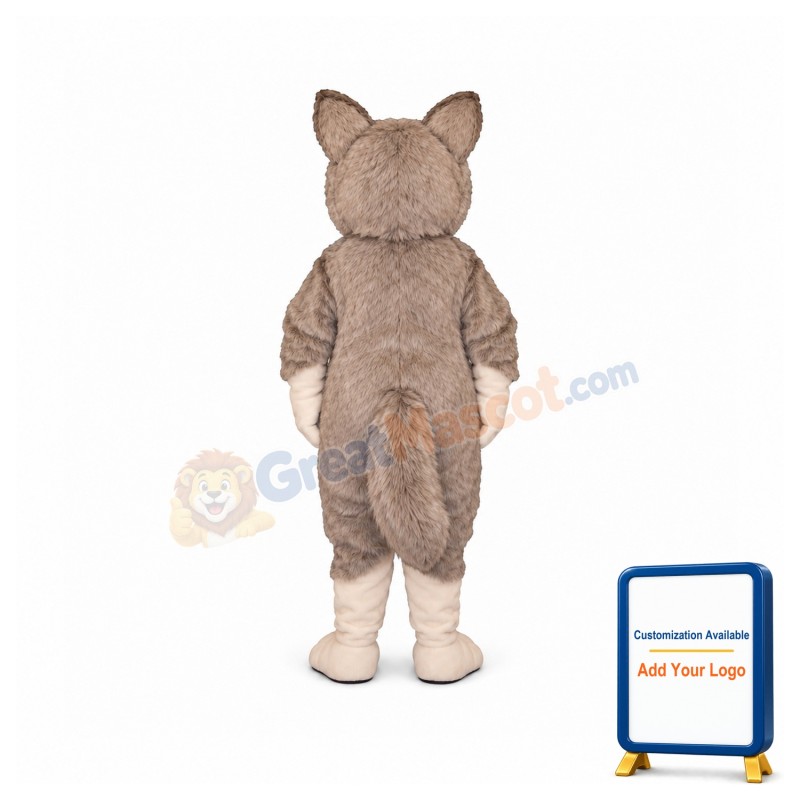 Girl Wolf Mascot Costume