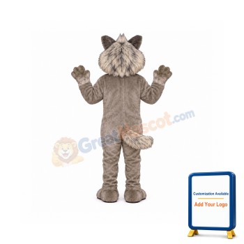Growling Wolf Mascot Costume