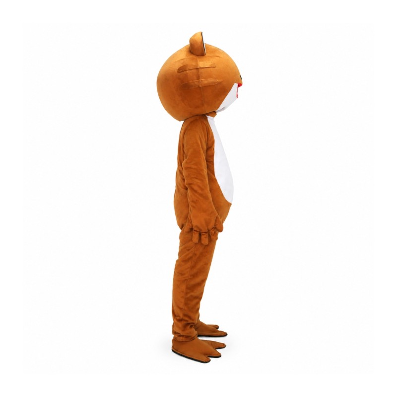 Brown Frog Mascot Costume