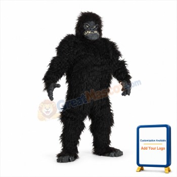 Gorilla Plush Mascot Costume