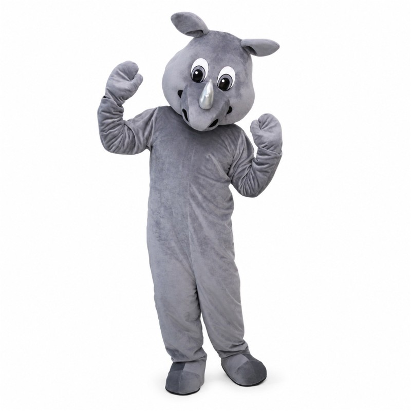 Realistic Rhinoceros Mascot Costume