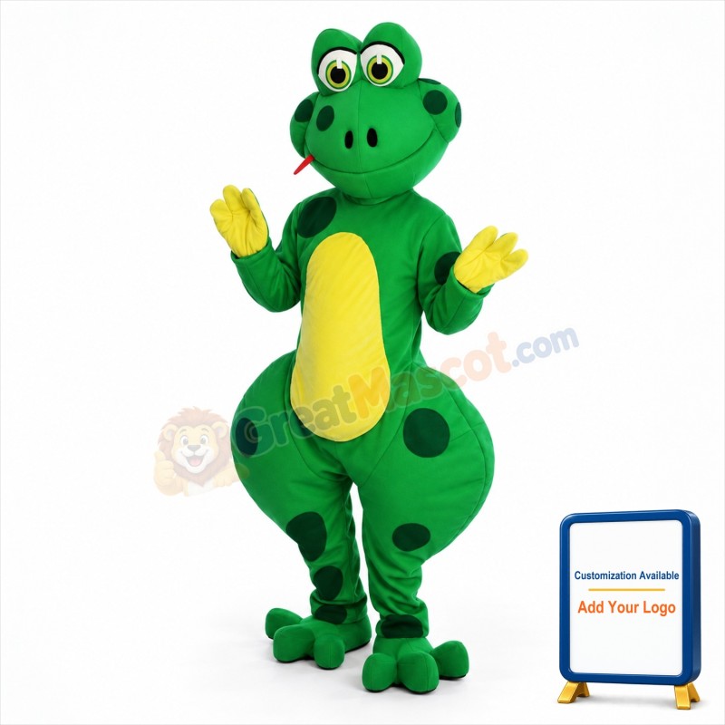 Friendly Froggles Mascot Costume