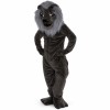 Old Black Lion Mascot Costume