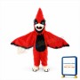 New Big Red Cardinal Mascot Costume