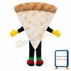 Smiling Pizza Mascot Costume