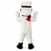New Extra Round Snowman w Hat Scarf Mascot Costume