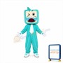 Green TV Set Mascot Costumes