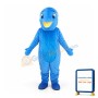 Happy Blue Dolphin Mascot Costumes