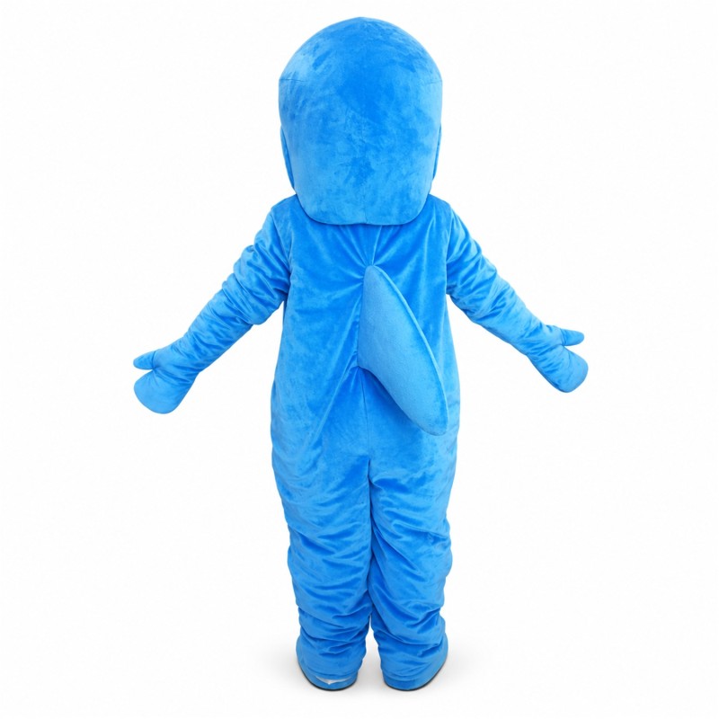 Happy Blue Dolphin Mascot Costumes