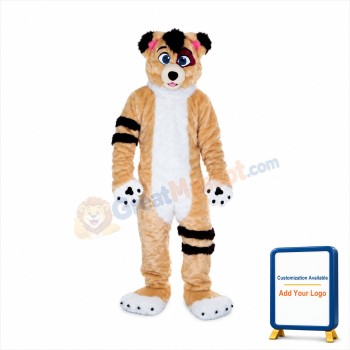 Friendly Dog Mascot Costume