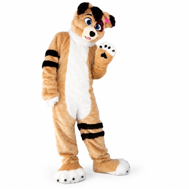 Friendly Dog Mascot Costume