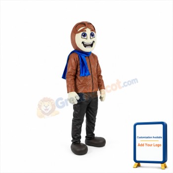 Perry Pilot Lightweight Mascot Costume