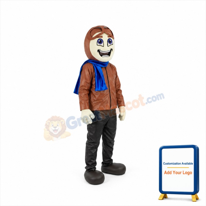 Perry Pilot Lightweight Mascot Costume