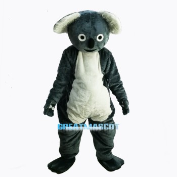Cute Gray Koala Mascot Costume