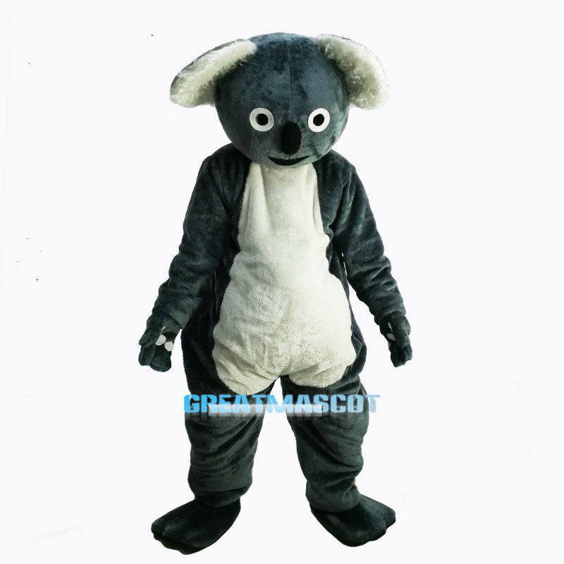 Cute Gray Koala Mascot Costume