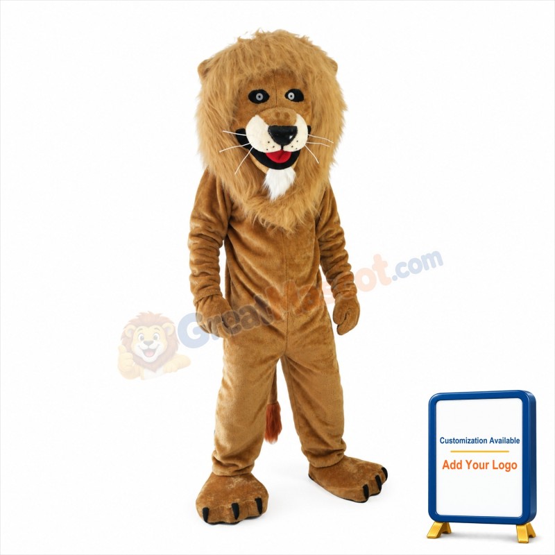 Strong Lion Mascot Costume