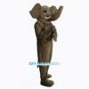 Brown Elephant Masot Costume