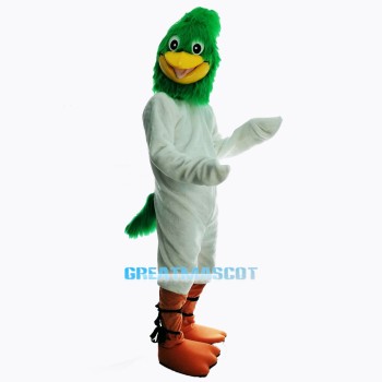 Green Roadrunner Mascot Costume