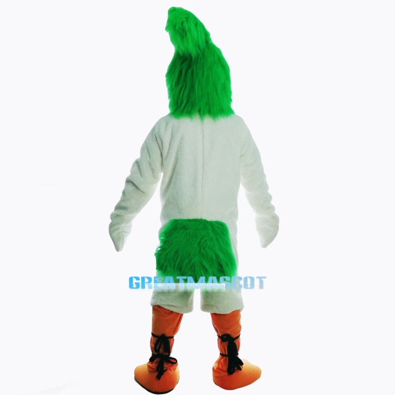 Green Roadrunner Mascot Costume