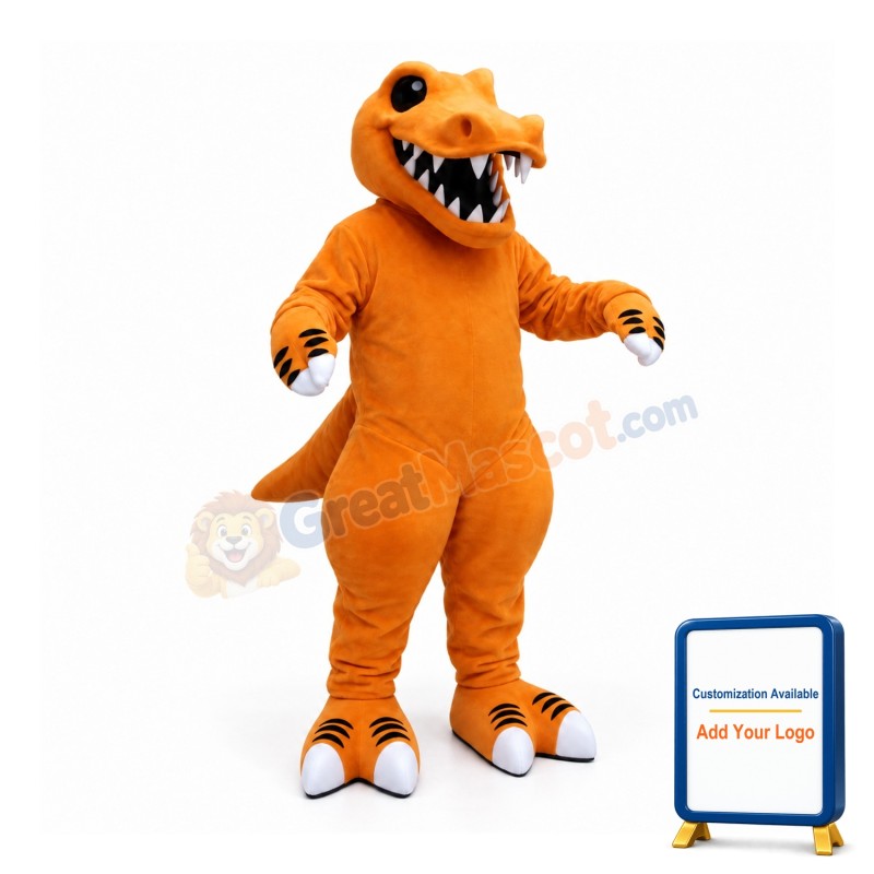Spice Rex Dinosaur Mascot Costume