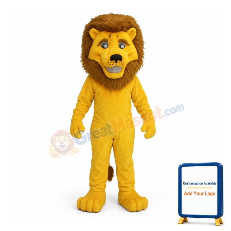 Eli The Lion Mascot Costume