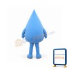 Blue Raindrop Mascot Costume