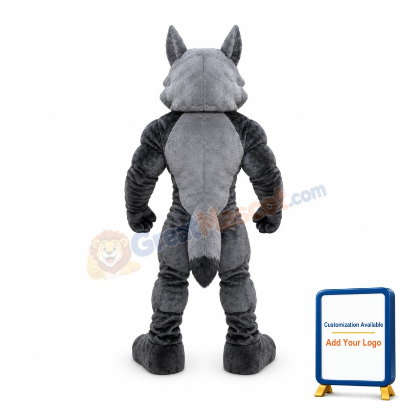 Power Wolf Mascot Costume