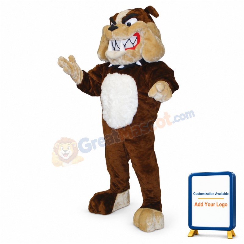 Bulldog Mascot Costume