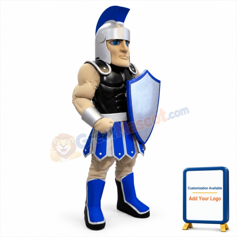 New Spartan Trojan Knight Sparty Mascot Costume