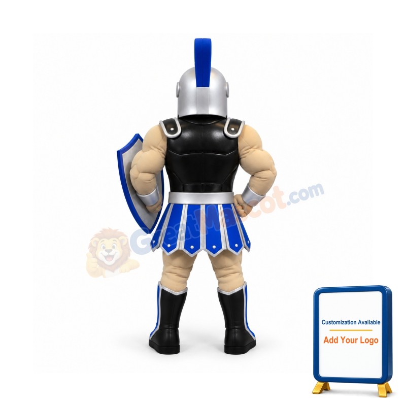 New Spartan Trojan Knight Sparty Mascot Costume