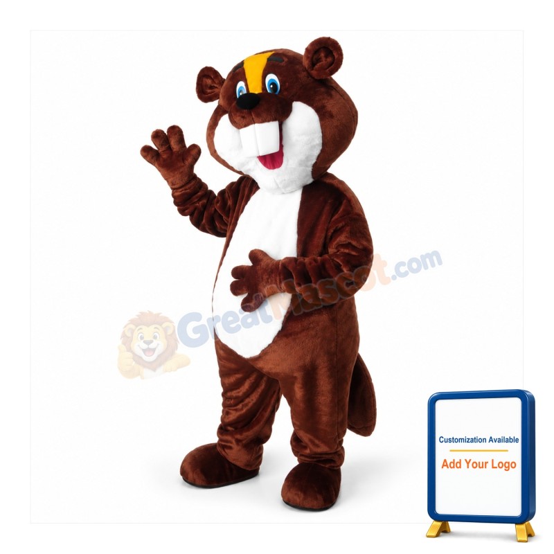 Beaver Mascot Costume